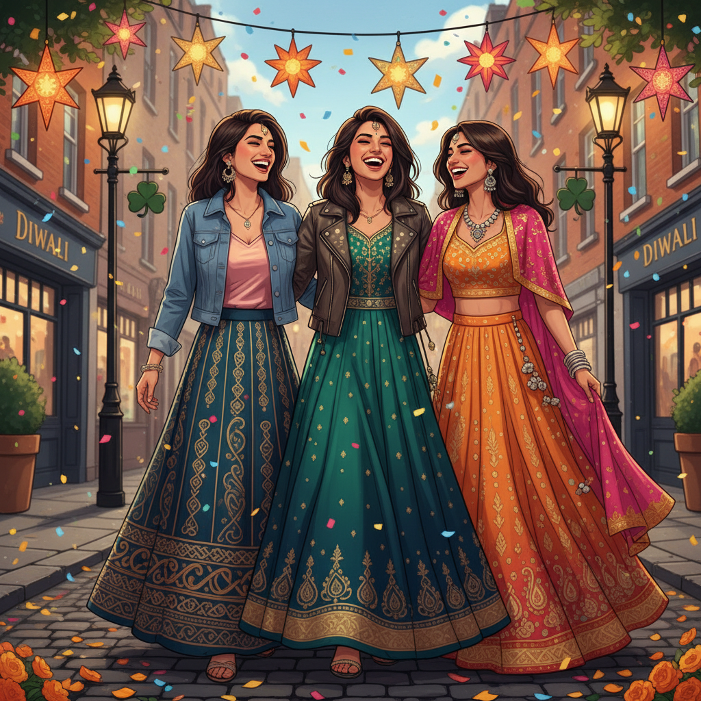 Diwali 2024: Irish Celebrations Poised for Vibrant Ethnic Wear Trends
