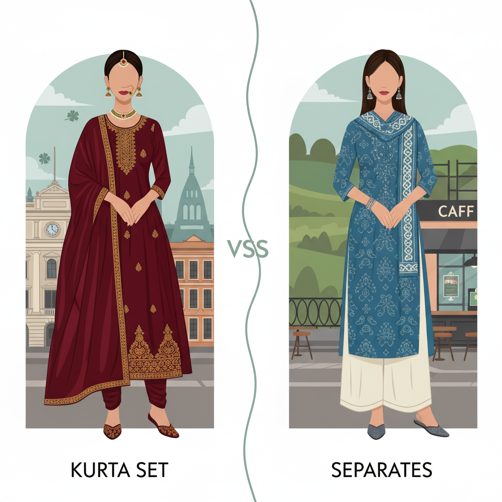 Kurta Sets vs. Separates: Your Guide to Indian Fashion in Ireland