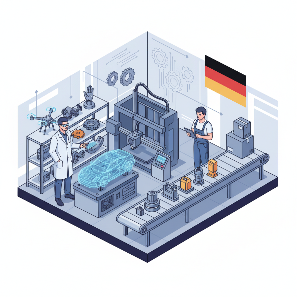 3D-Druck für deutsche KMUs: Prototypen & Kleinserien ohne Investition