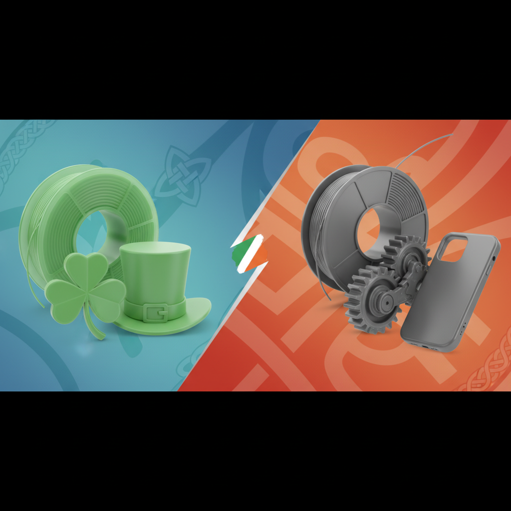 PLA vs. PETG Filament: Which is Best for Irish Makers?