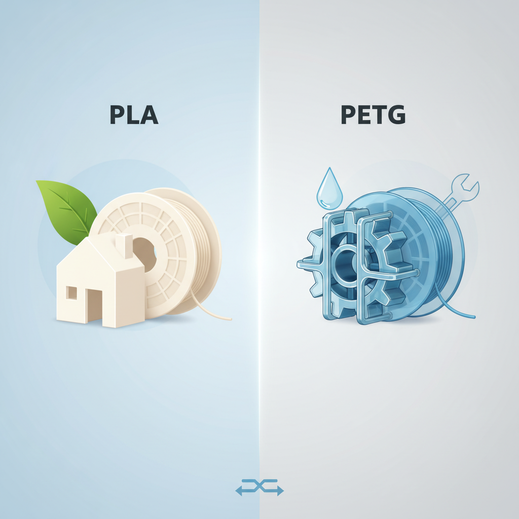 PLA vs. PETG: Choosing the Right 3D Printer Filament