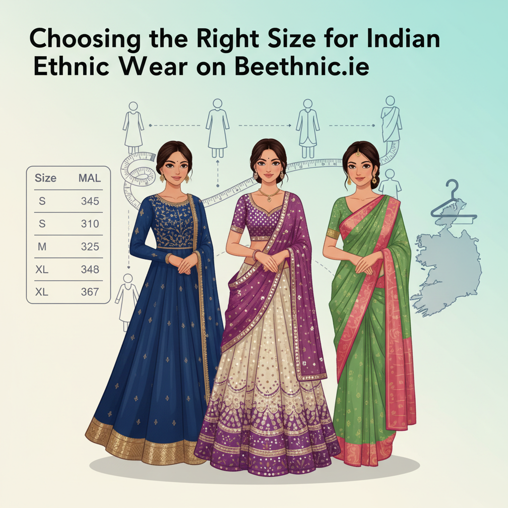 Choosing the Right Size for Indian Ethnic Wear on Beethnic.ie