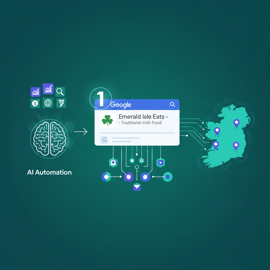 Rank Your Irish Business on Google's First Page with AI Automation