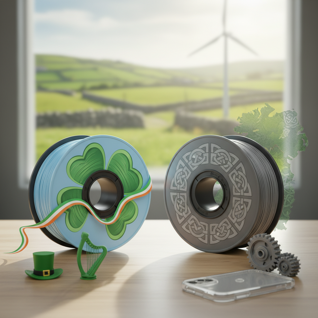 Choosing Bambu Lab Filament in Ireland: PLA vs. PETG Explained