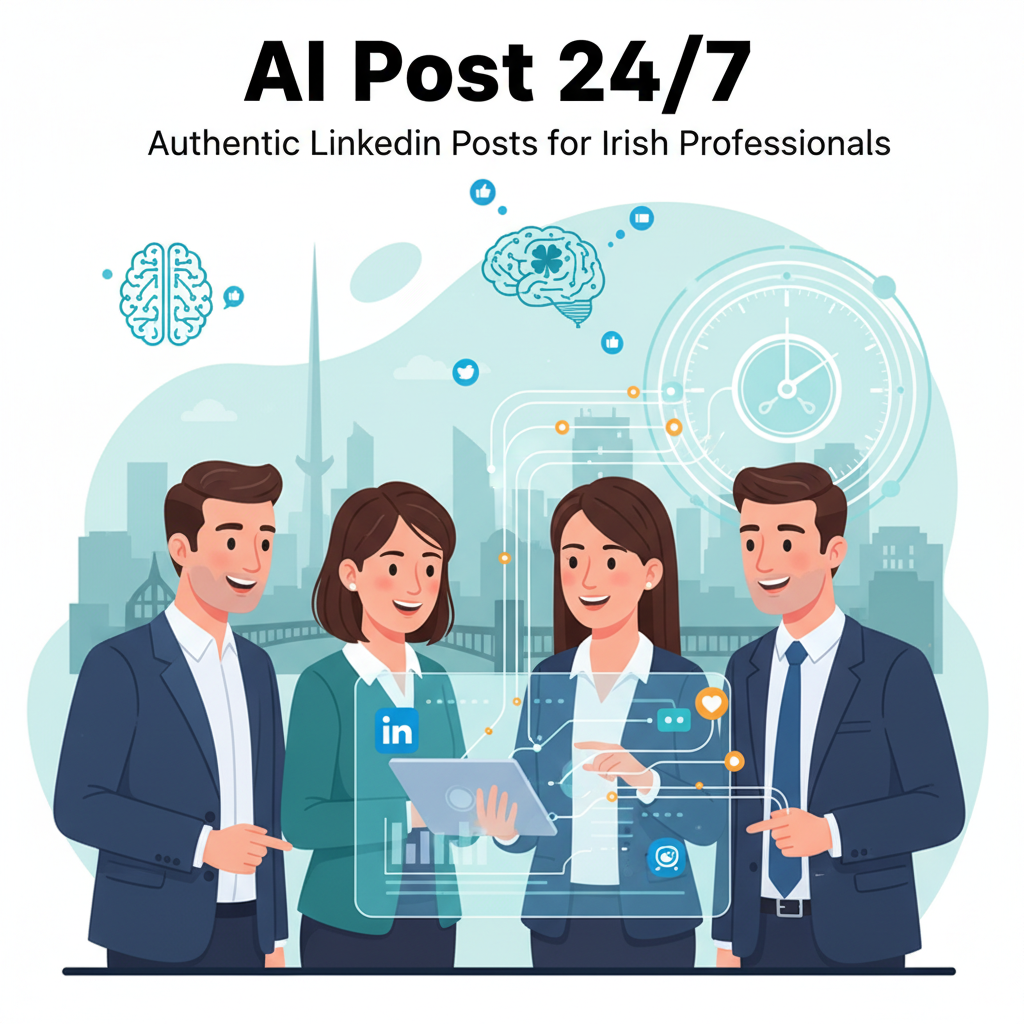AI Post 24/7: Authentic LinkedIn Posts for Irish Professionals