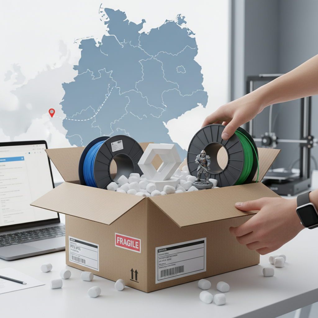 Shipping to Germany: Your 3D Prints and Filaments Delivery Guide