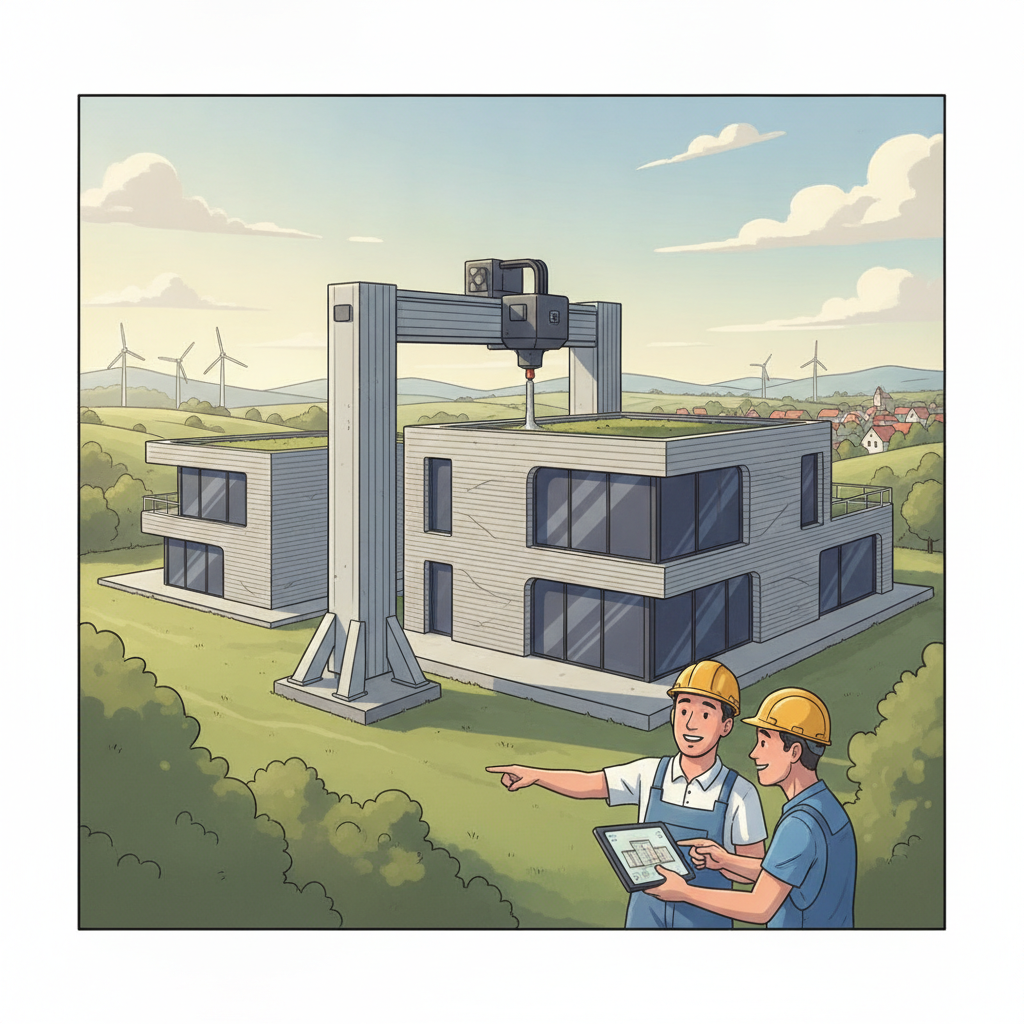Germany Reports 3D-Printed Homes in 48 Hours, Slashes Costs