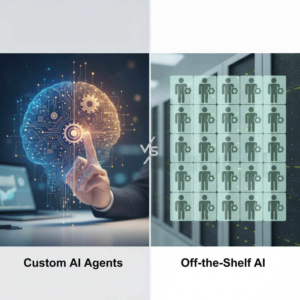 Custom AI Agents vs. Off-the-Shelf AI: Boost Your Productivity