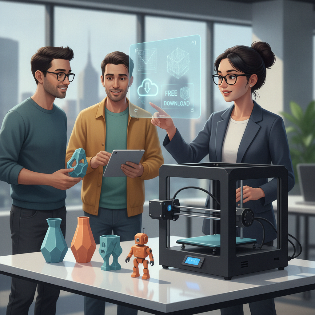 Free 3D Print Templates Remain Popular in DE Market