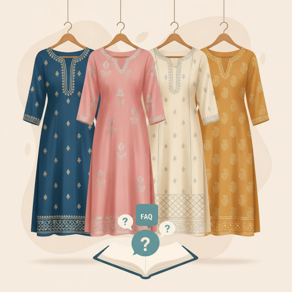Frequently Asked Questions About Silk Kurtis for Women