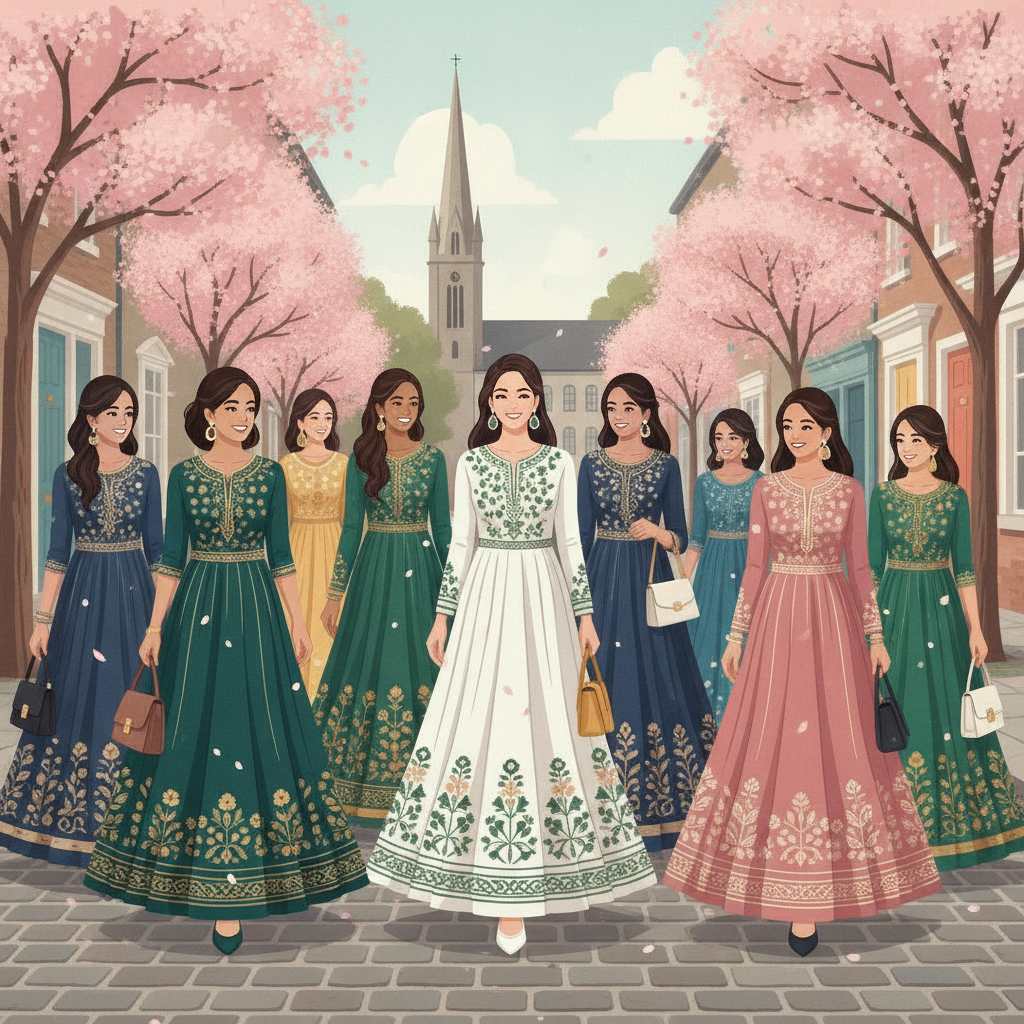 Anarkali Dresses Trend Blooms Across Ireland