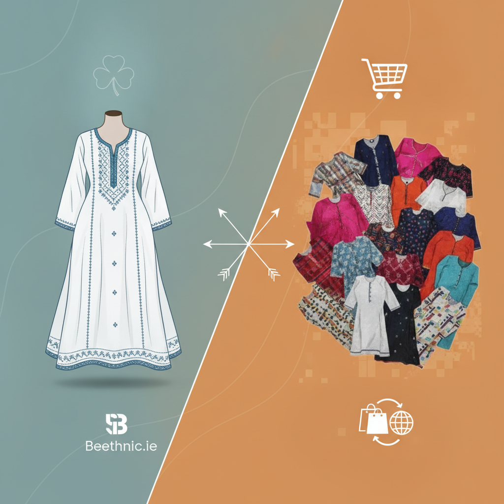 Cotton Kurtis Ireland: Beethnic.ie vs. Online Marketplaces