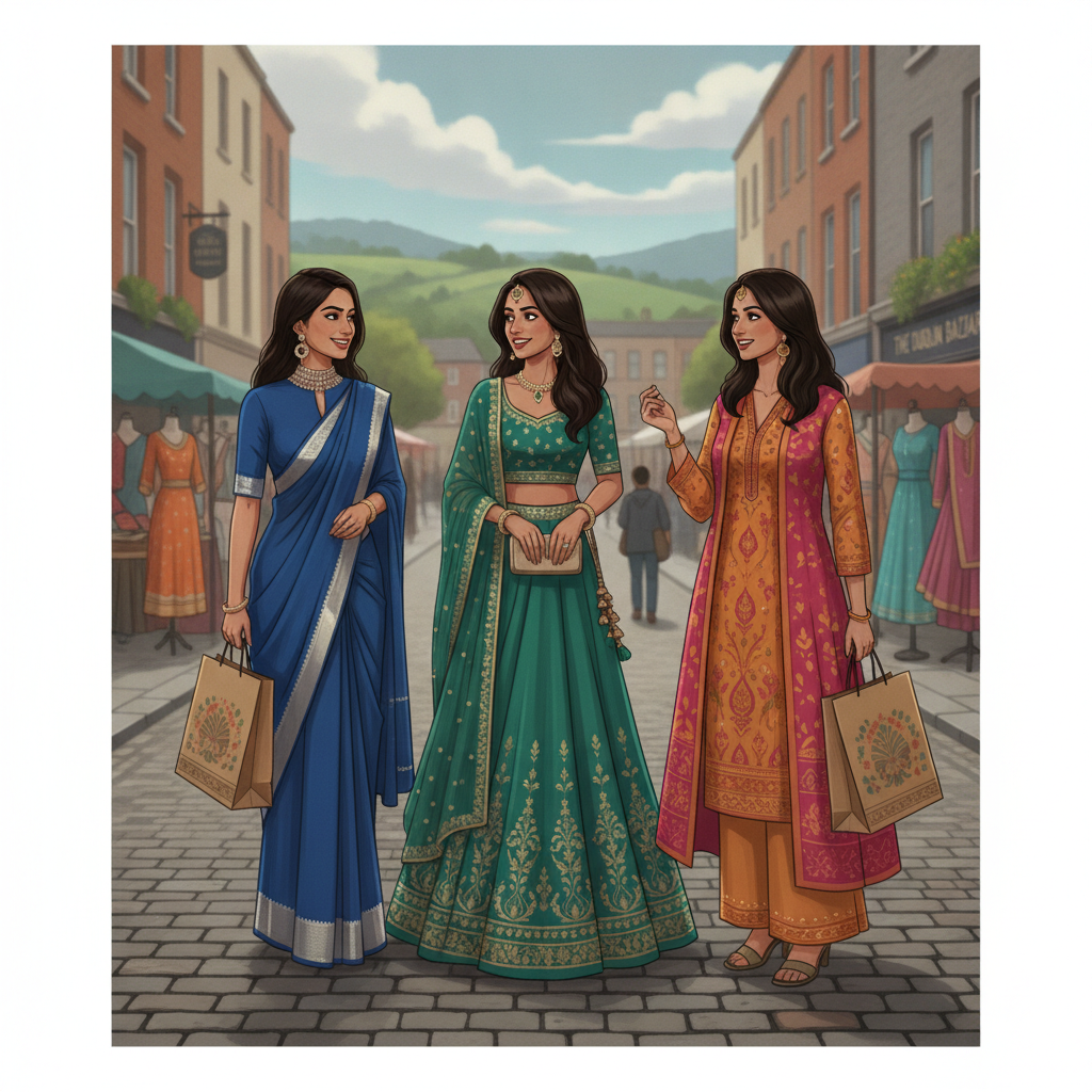 Indian Outfits for Ladies in Ireland: A Vibrant Market