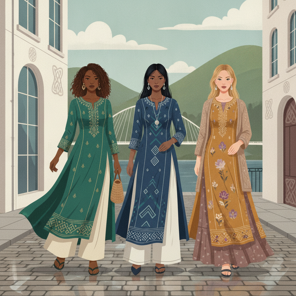 Embrace Elegance: Long Kurtis for Women Ireland