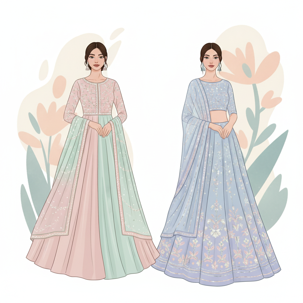 Pastel Power: Muted Tones Redefine Indian Ethnic Wear for Spring/Summer 2025
