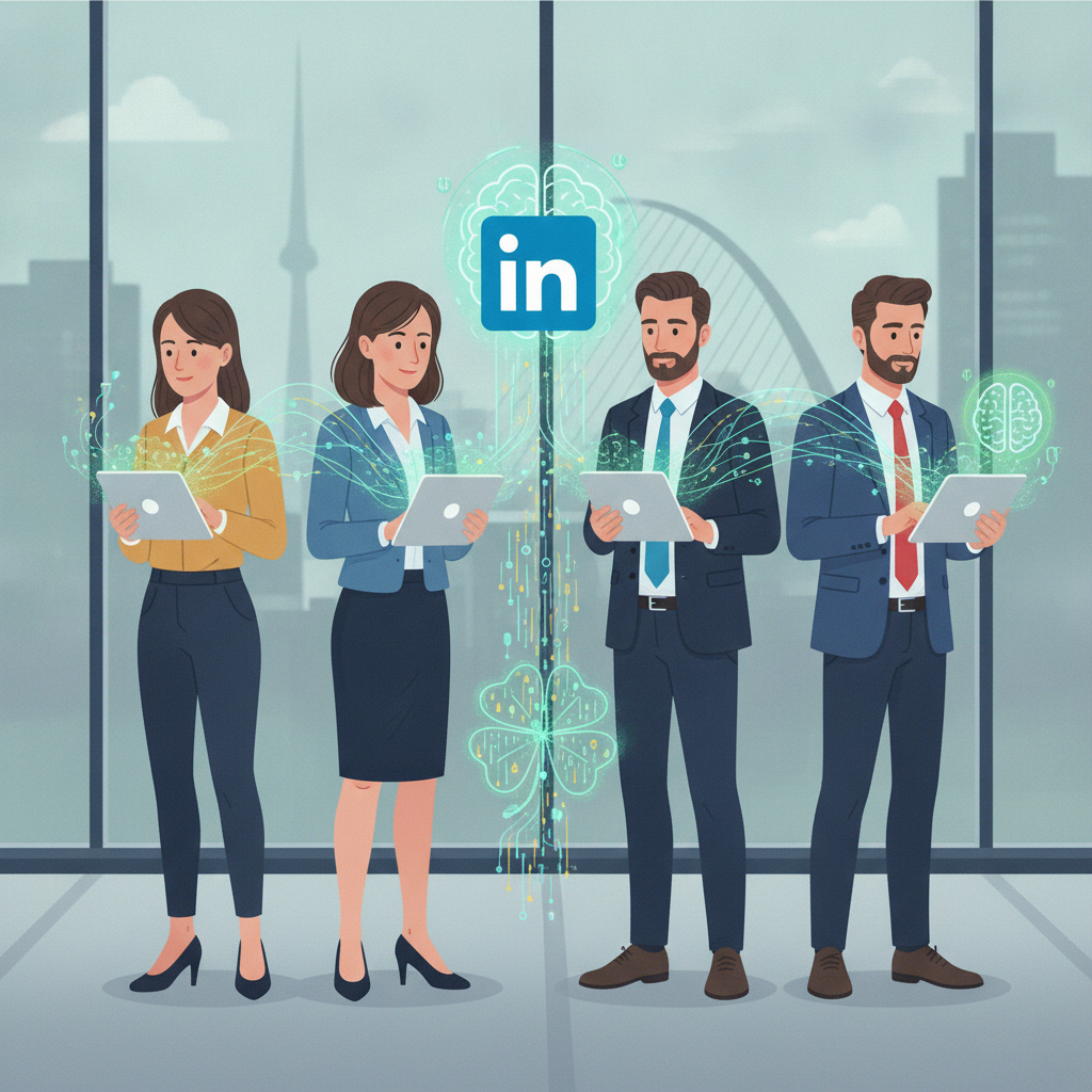 Irish Professionals Embrace AI for LinkedIn Growth Amidst Platform Evolution