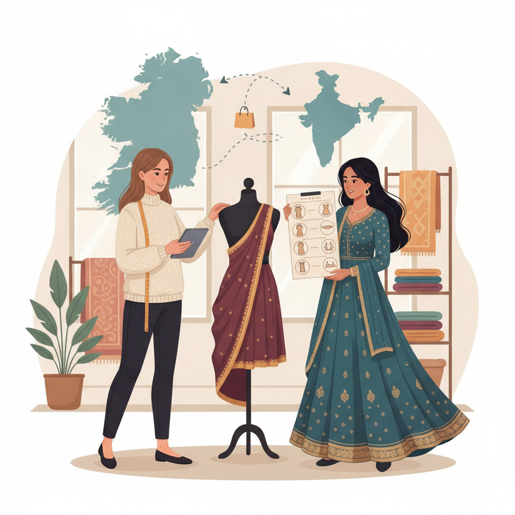 Your Guide to Sizing Indian Ethnic Wear for Orders in Ireland