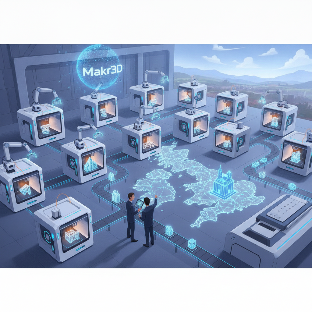 Huddersfield Firm Launches Makr3D, Revolutionising UK 3D Printing Fulfilment