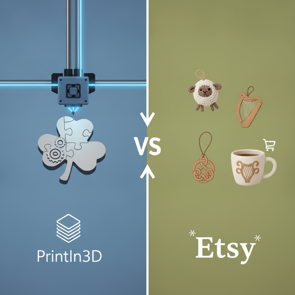 Custom 3D Printed Gifts in Ireland: PrintIn3D vs. Etsy