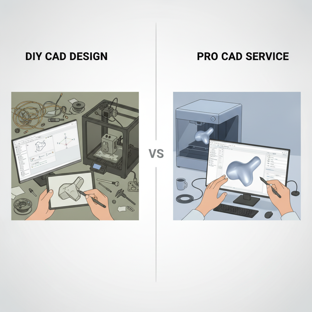 CAD Design for 3D Printing: DIY vs. Pro Service