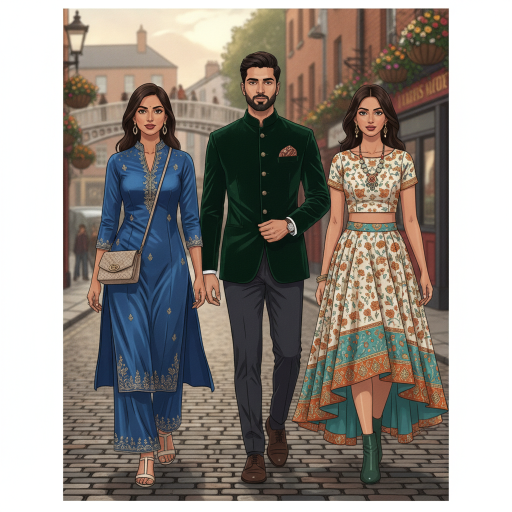 Dublin's Indian Fashion Scene Embraces Evolving Ethnic Wear Trends