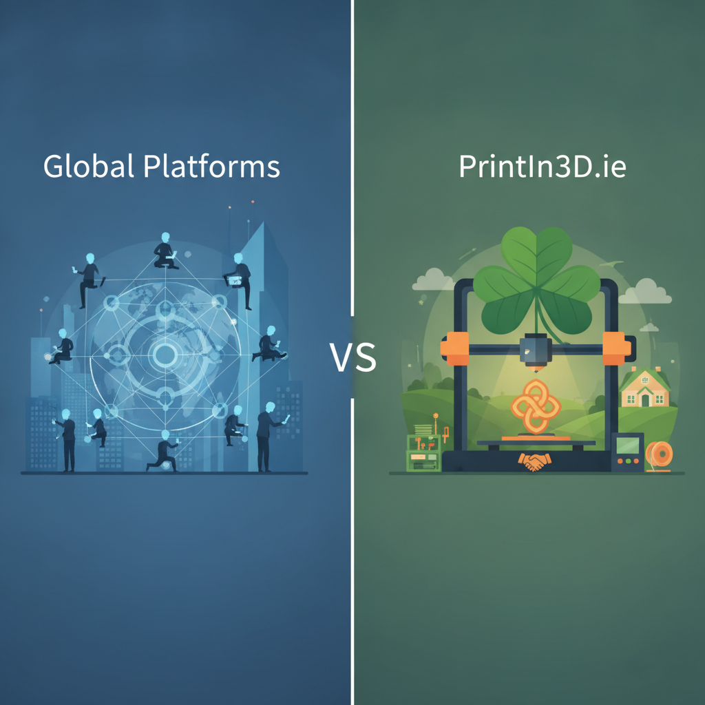 Global Platforms vs. PrintIn3D.ie: Your Irish 3D Printing Partner