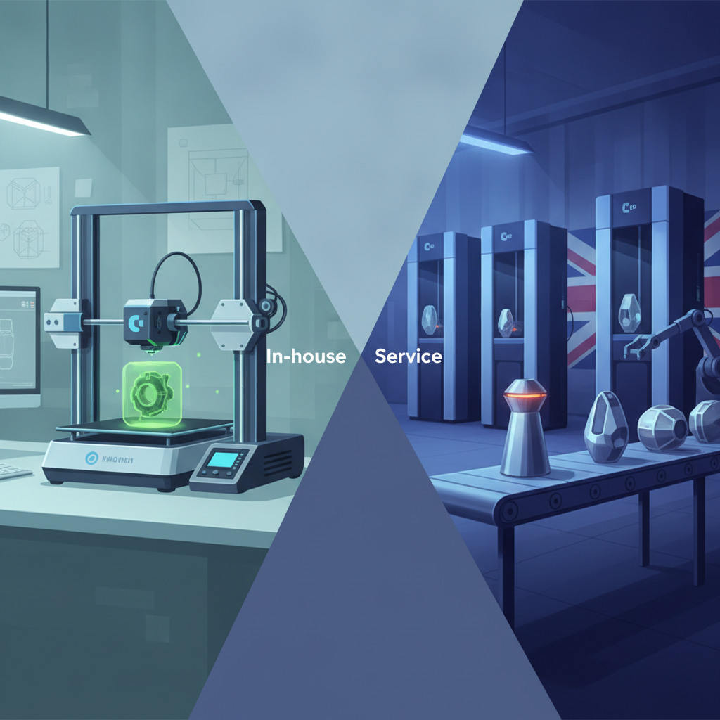 In-house vs. Service: 3D Printing for Prototypes in the UK