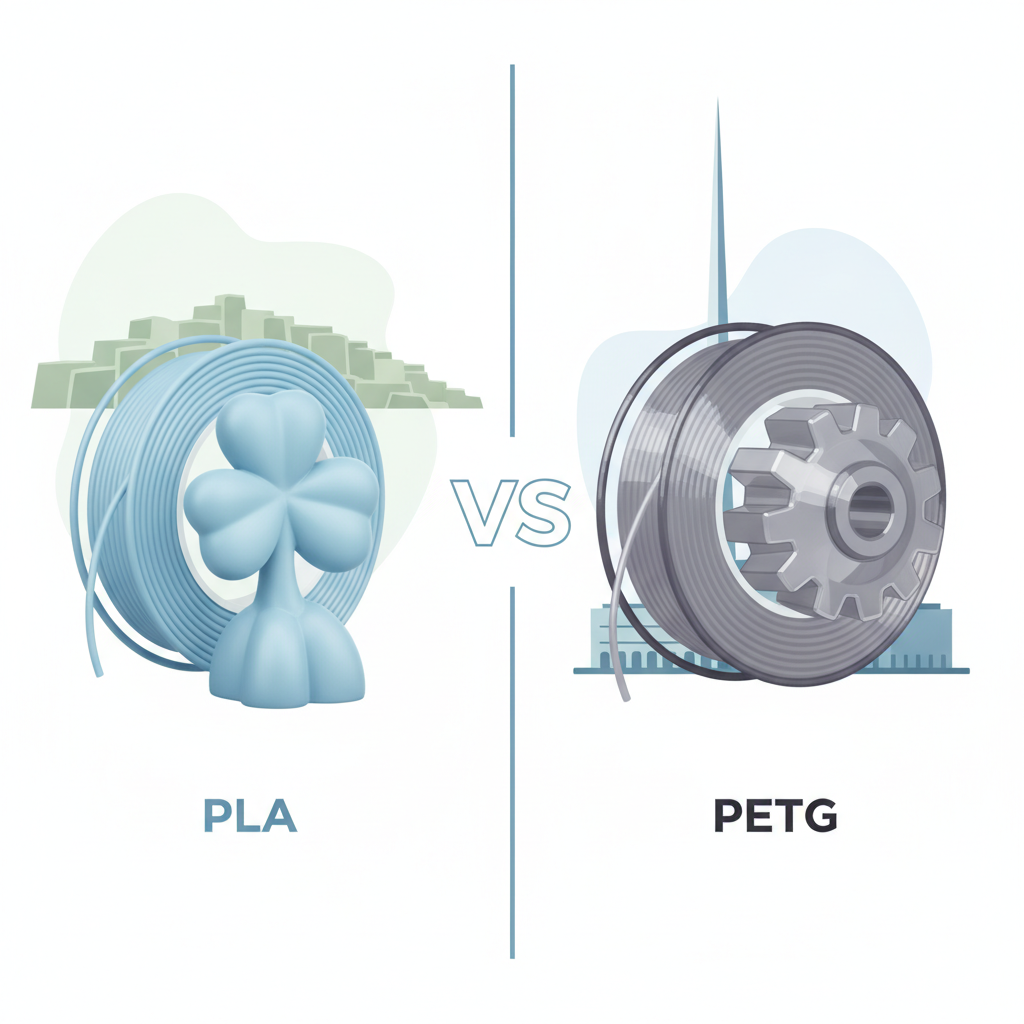 PLA vs PETG Filament: Choosing for Your Irish 3D Print