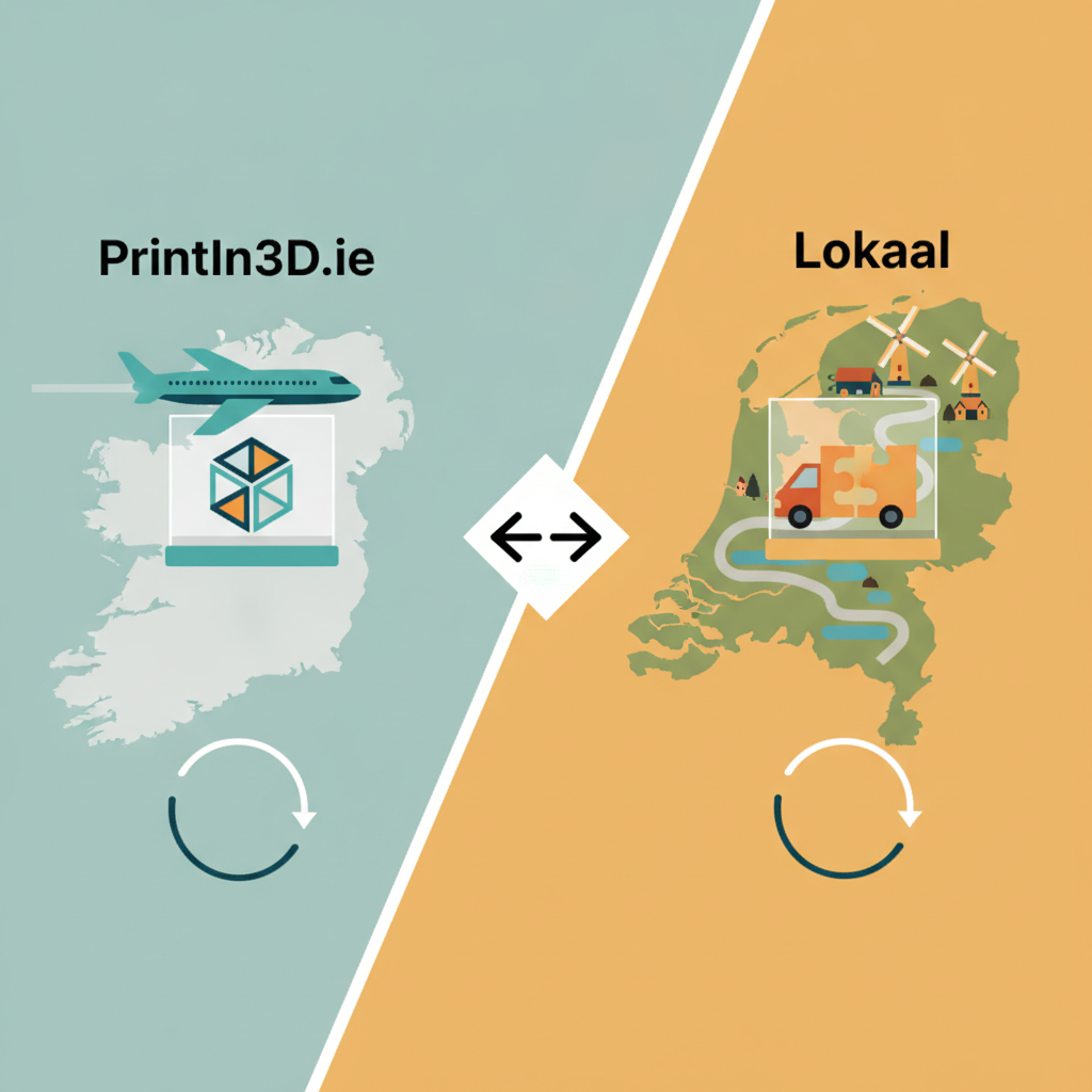 Snelle 3D Print Levering Nederland: PrintIn3D.ie vs. Lokaal