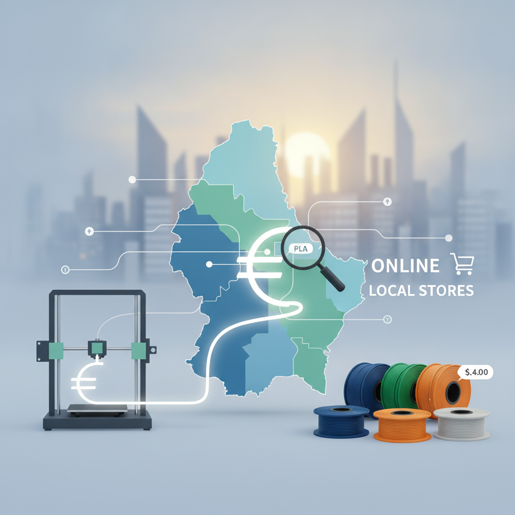 Navigating PLA Filament Purchases for Luxembourg