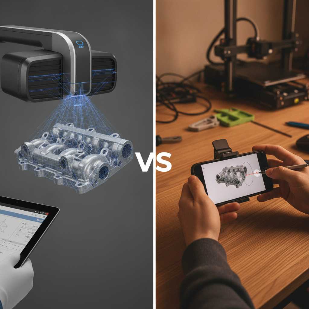 3D Scan for Spare Parts: Professional vs. DIY Guide