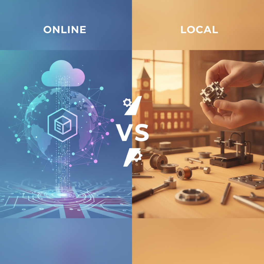 Finding Your 3D Printed Parts Manufacturer UK: Online vs. Local