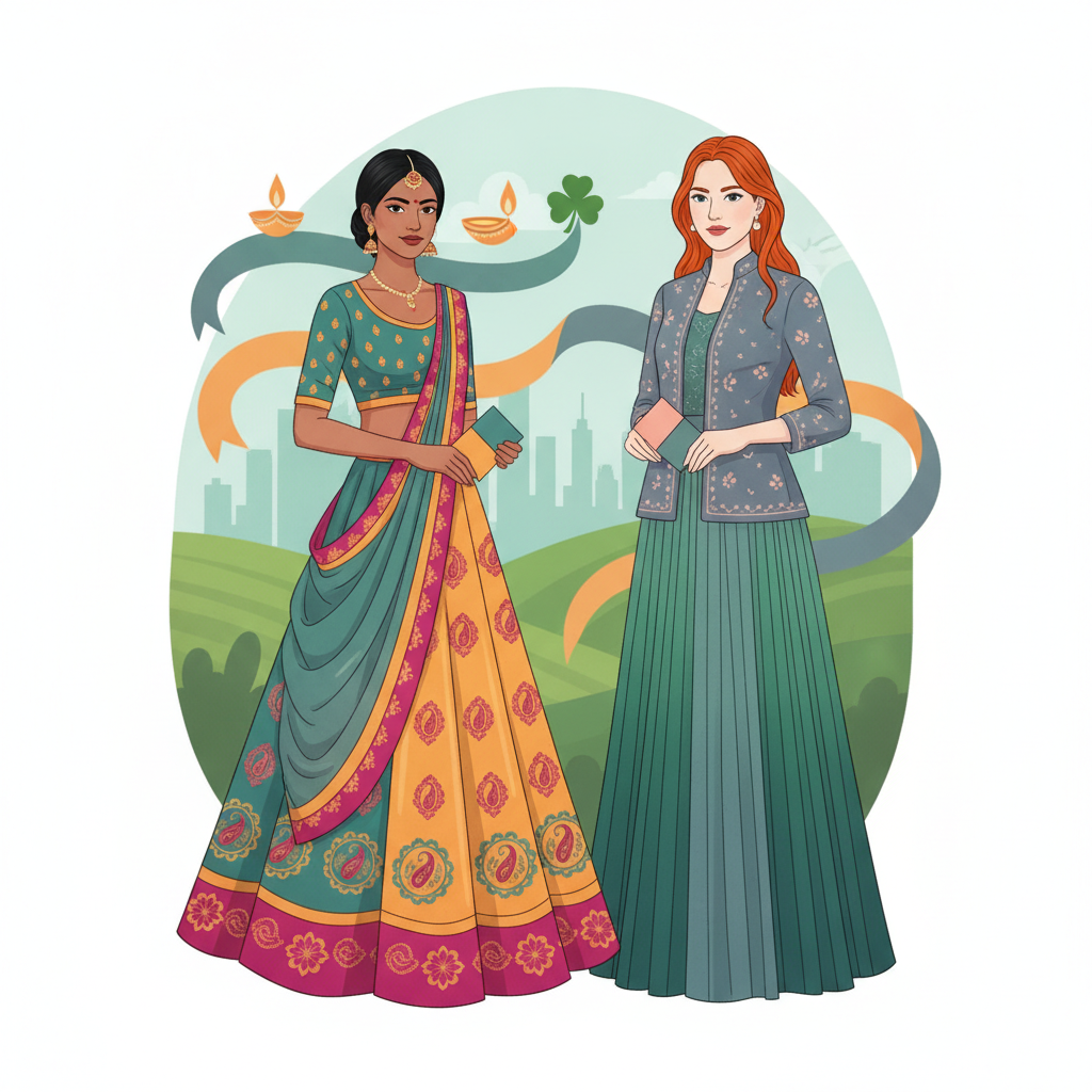 Pantone Trends Reshape Indian Ethnic Wear in Ireland