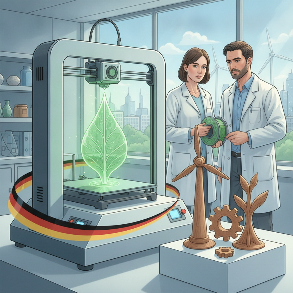 Deutschland treibt nachhaltigen 3D-Druck mit Bio-Filamenten voran