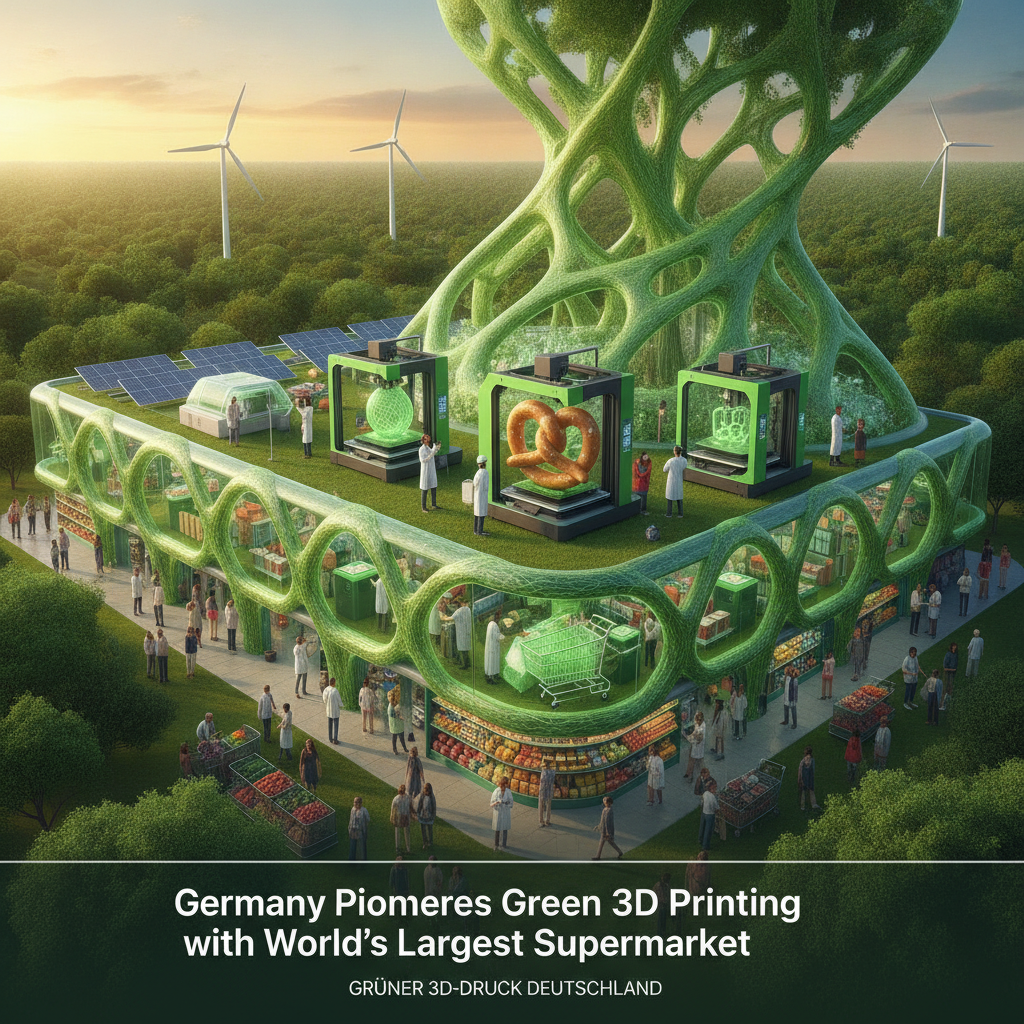 Germany Pioneers Green 3D Printing with World's Largest Supermarket