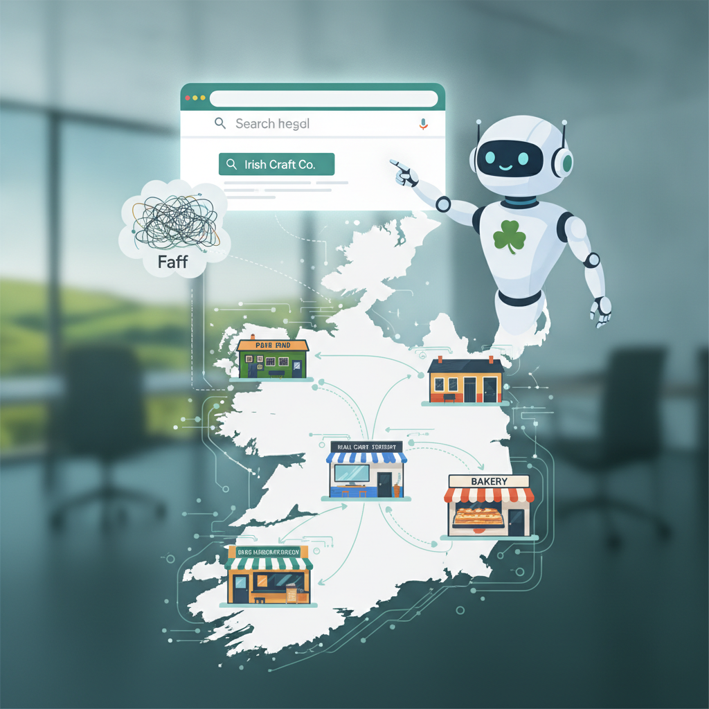 AI SEO for Small Irish Businesses: Google's Front Page, No Faff