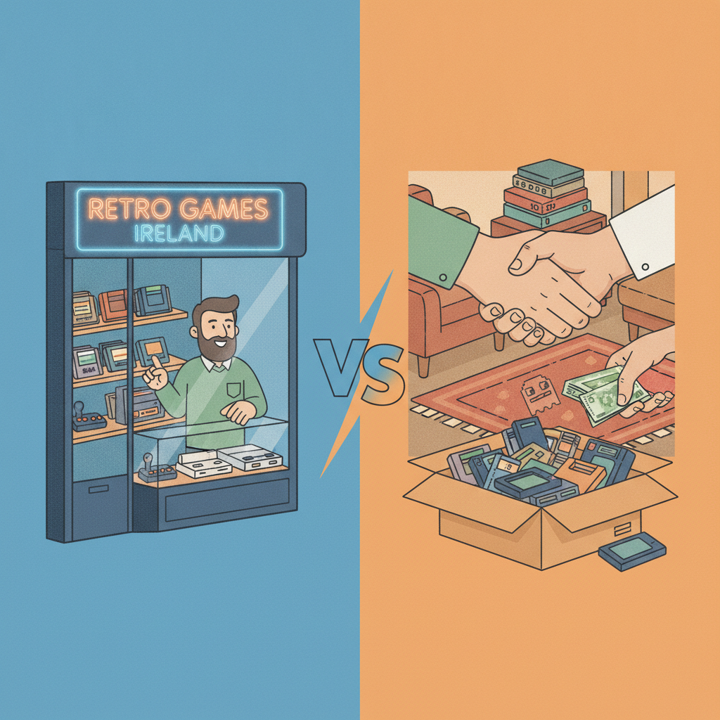 Retro Games Ireland: Specialist Stores vs. Private Sales