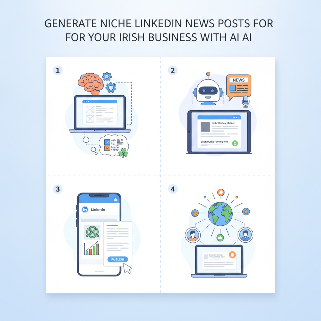 Generate Niche LinkedIn News Posts for Your Irish Business with AI