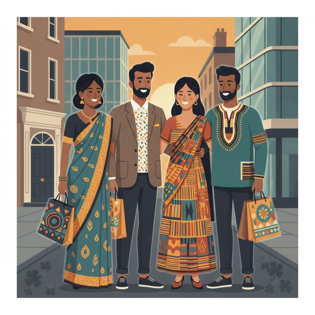 Ireland's Multicultural Surge Hints at Ethnic Wear Demand