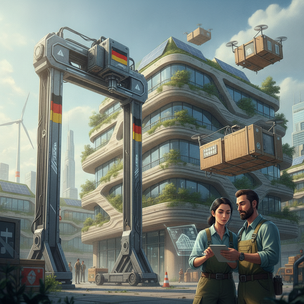 Germany Pushes Sustainable 3D Printing: Construction Innovations Lead