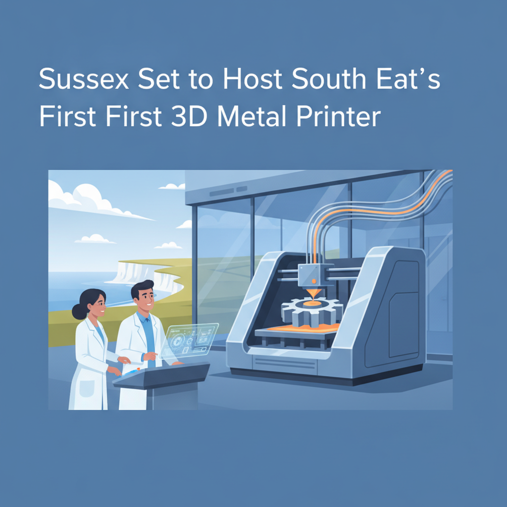 Sussex Set to Host South East’s First 3D Metal Printer