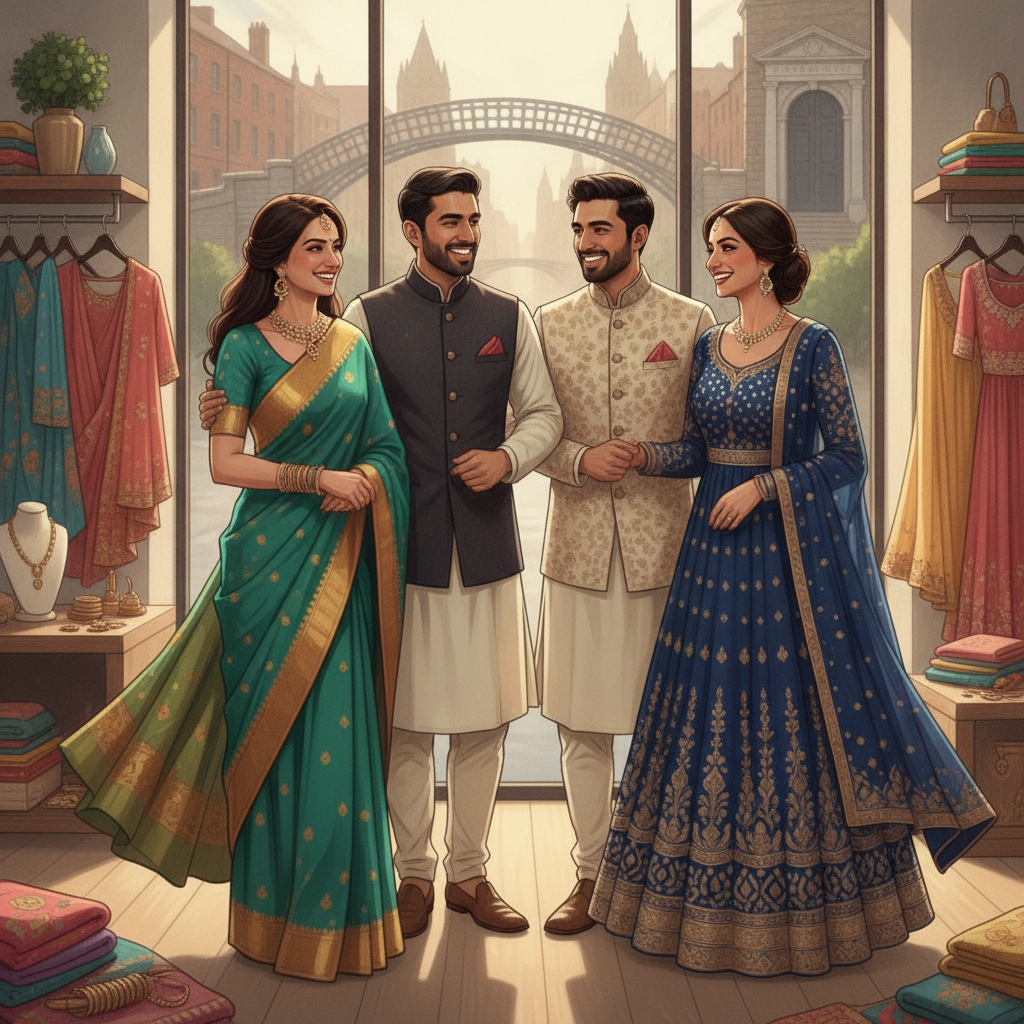 Ireland's Indian Diaspora Flourishes, Boosting Demand for Authentic Ethnic Wear