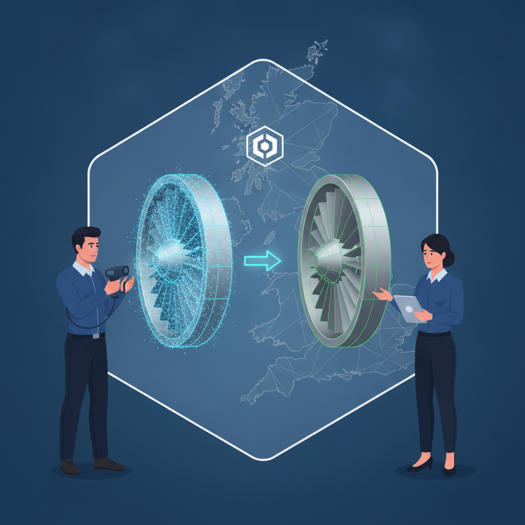 Hexagon Unveils Rapid Scan-to-CAD for UK Aerospace MRO