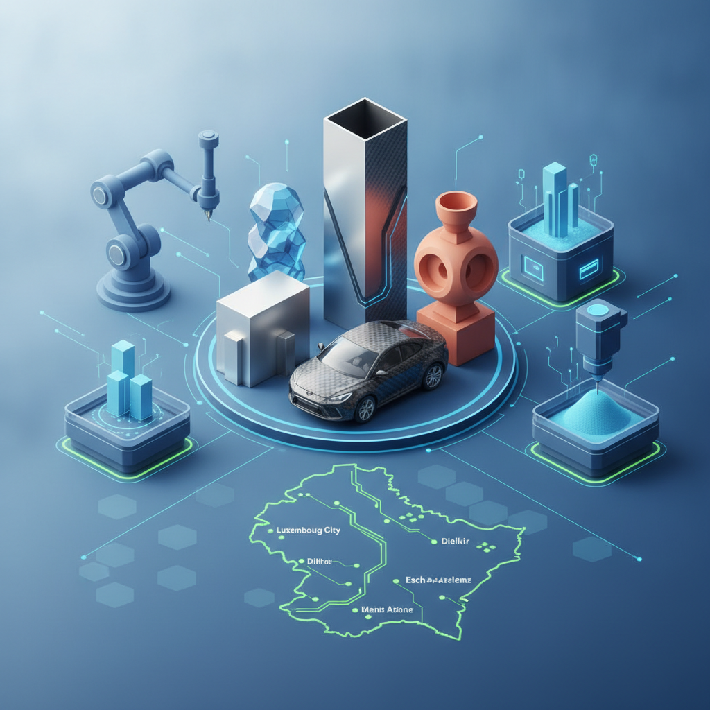 Best 3D Print Materials & Technologies for Your Luxembourg Project