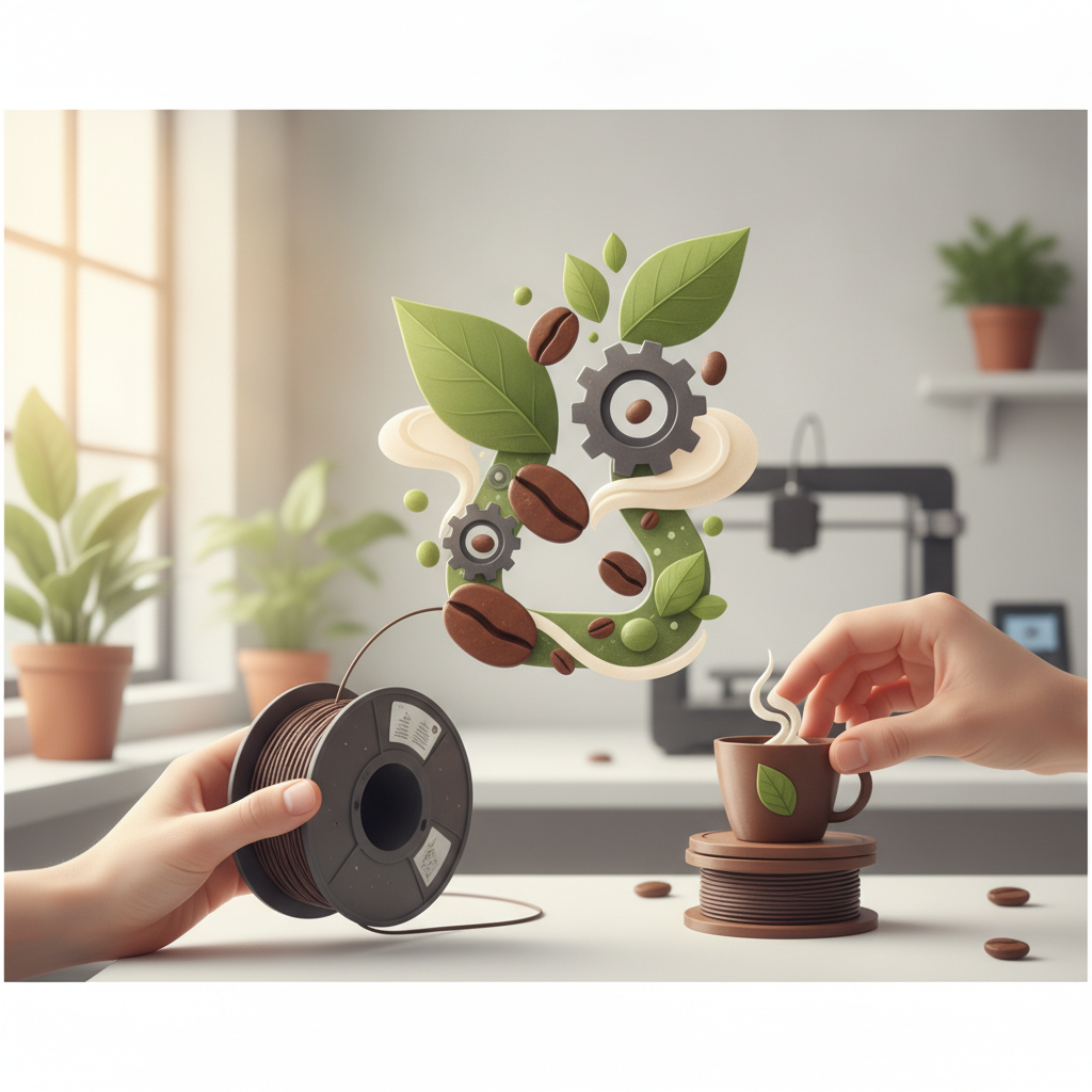eSUN Unveils PLA-Coffee as Green 3D Printing Gains Momentum