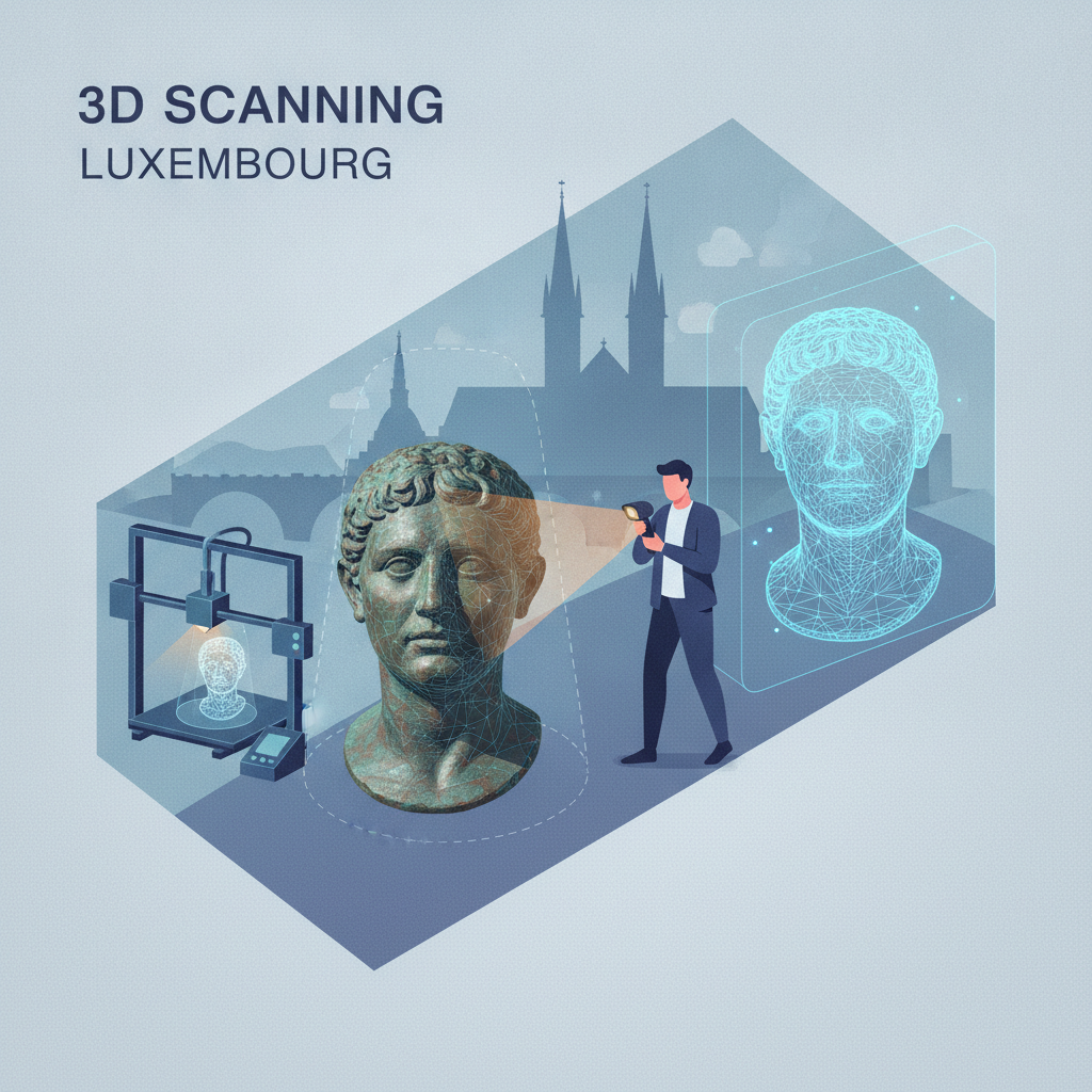 3D Scanning Luxembourg: From Artefact to CAD with PrintIn3D