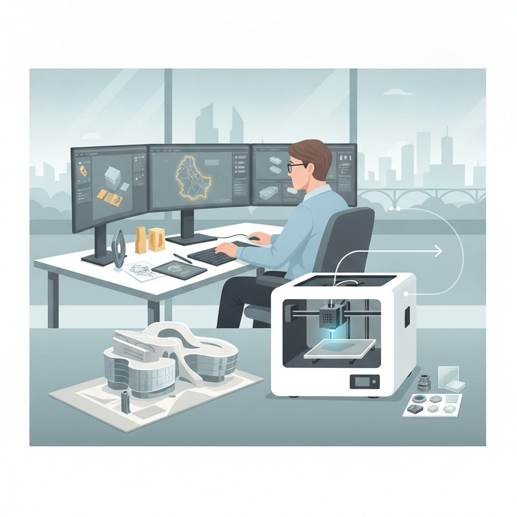 Custom 3D Printing & Design Process for Luxembourg