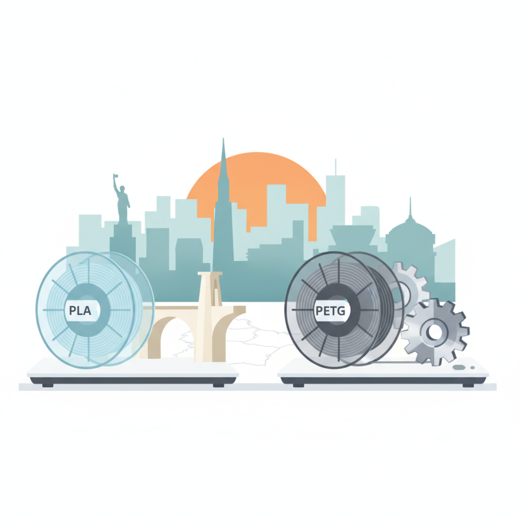 PLA vs. PETG: Choosing Your Ideal 3D Printer Filament in Luxembourg