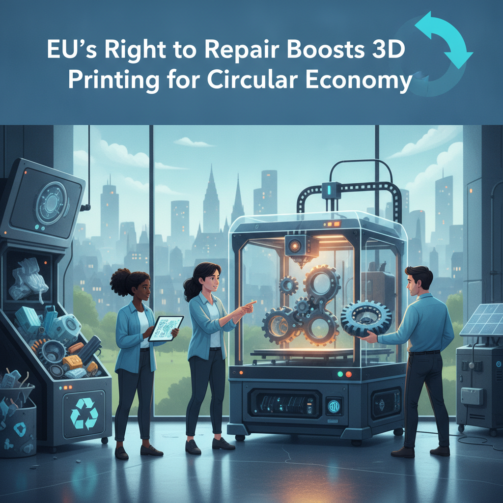EU's Right to Repair Boosts 3D Printing for Circular Economy