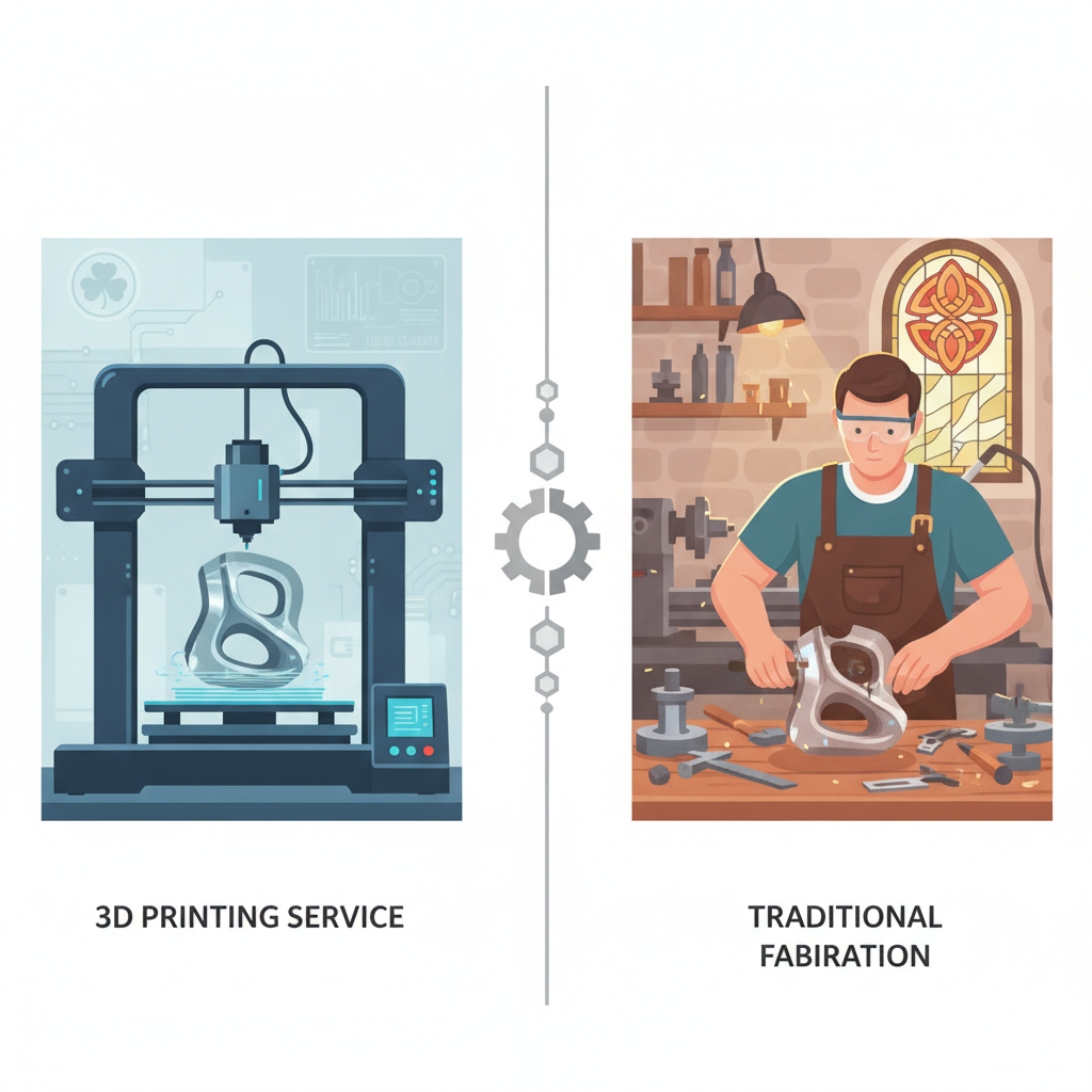 3D Printing Service vs. Traditional Fabrication for Prototypes in Ireland